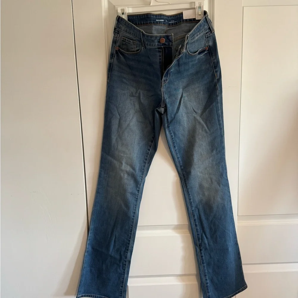 Old Navy Blue Straight Leg Denim Jeans